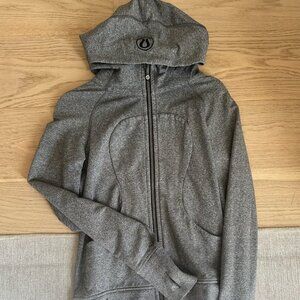Lululemon Full-Zip Hoodie - Size 8 - Charcoal Grey